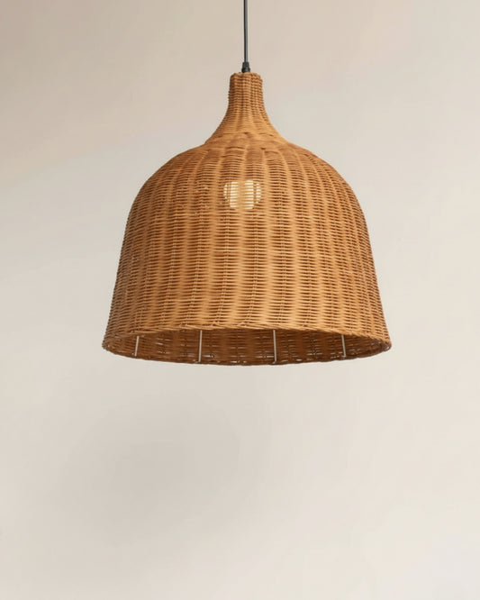 Rattan Pendant Light – Handmade Lighting – Kitchen Island & Dining Room